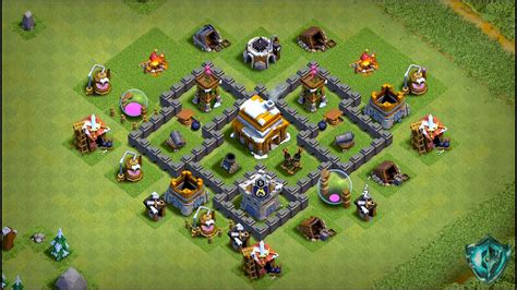 town hall 4 base